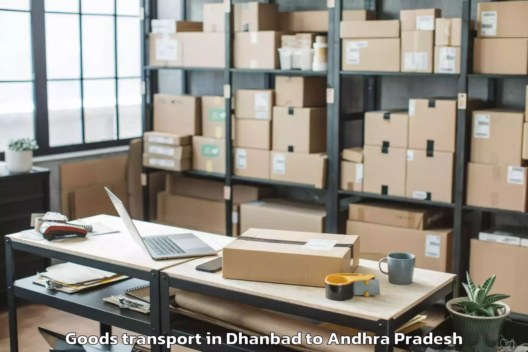 Efficient Dhanbad to Tangutur Goods Transport